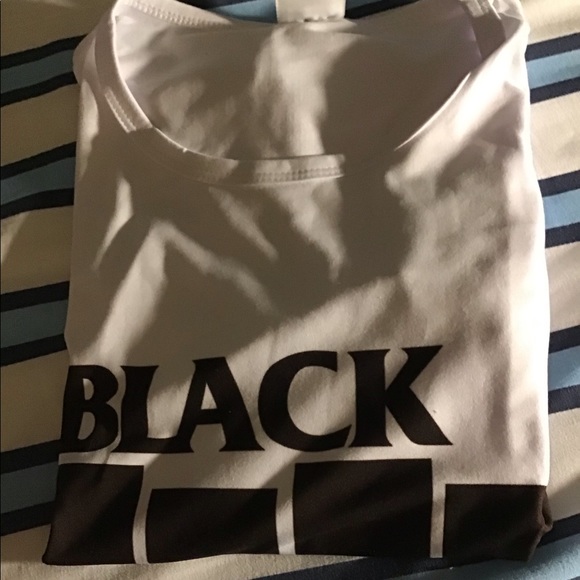 Black Flag Bars Logo Soft Print T Punk Rock - Picture 2 of 3